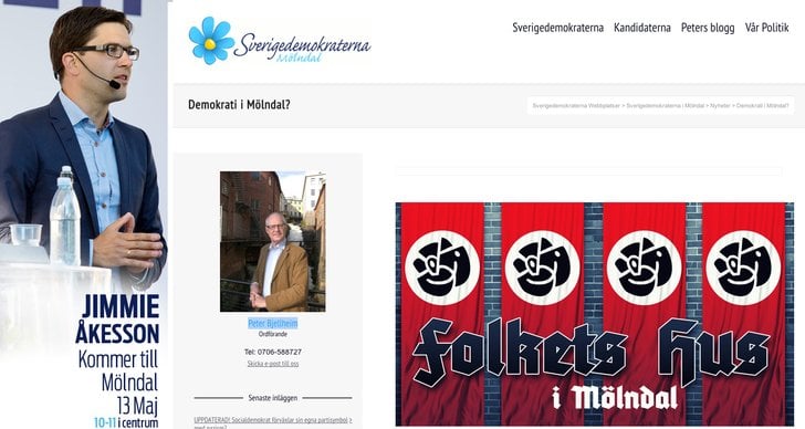 Mölndal, Nazism, Sverigedemokraterna, Socialdemokraterna